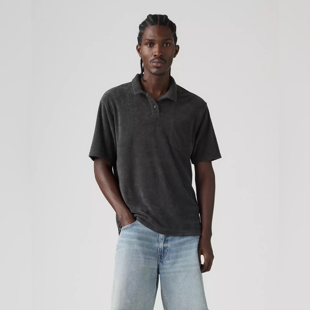 KUWALLA | Terry Pocket Polo Shirt